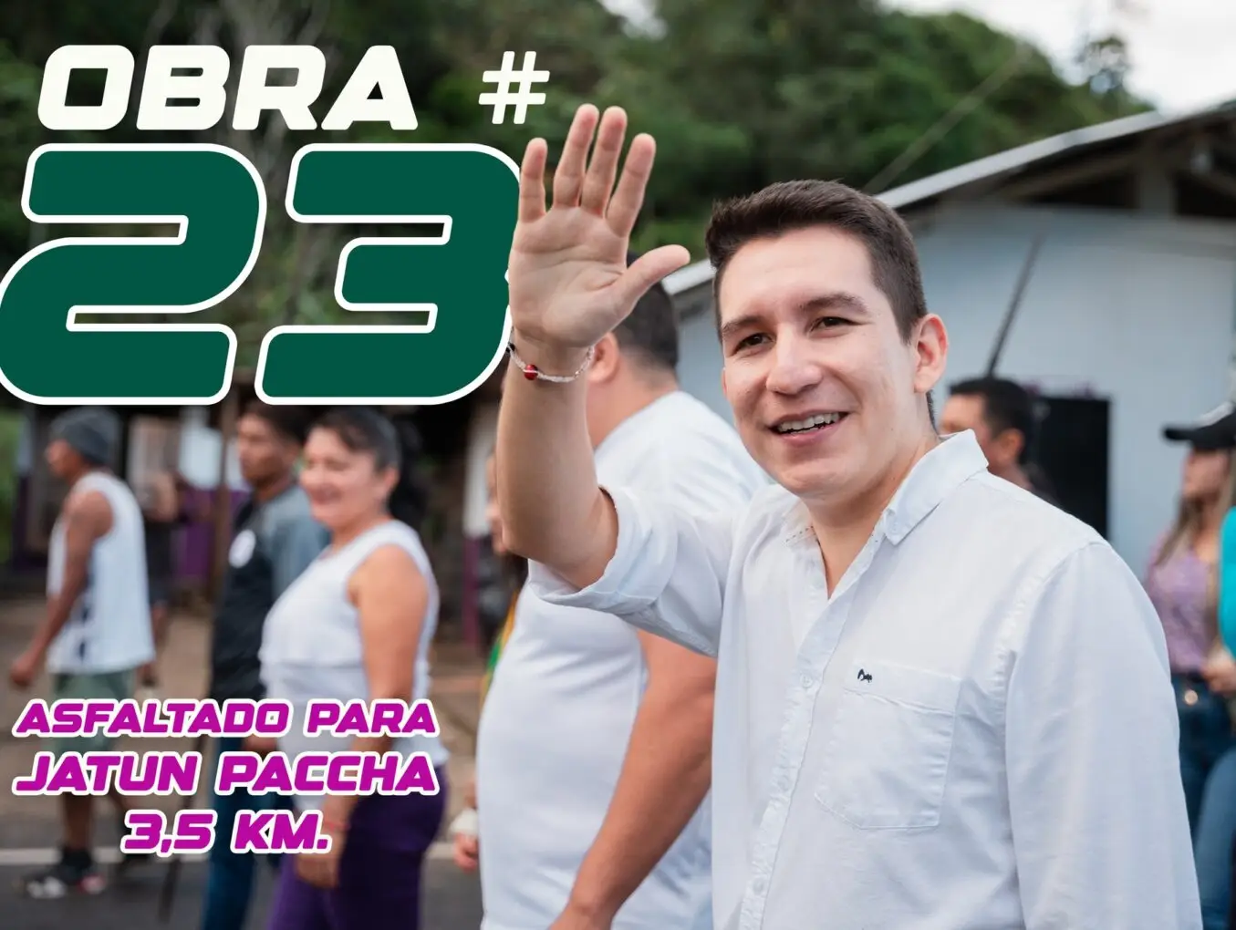 Jatun Paccha ya cuenta con una nueva vía de esperanza y desarrollo