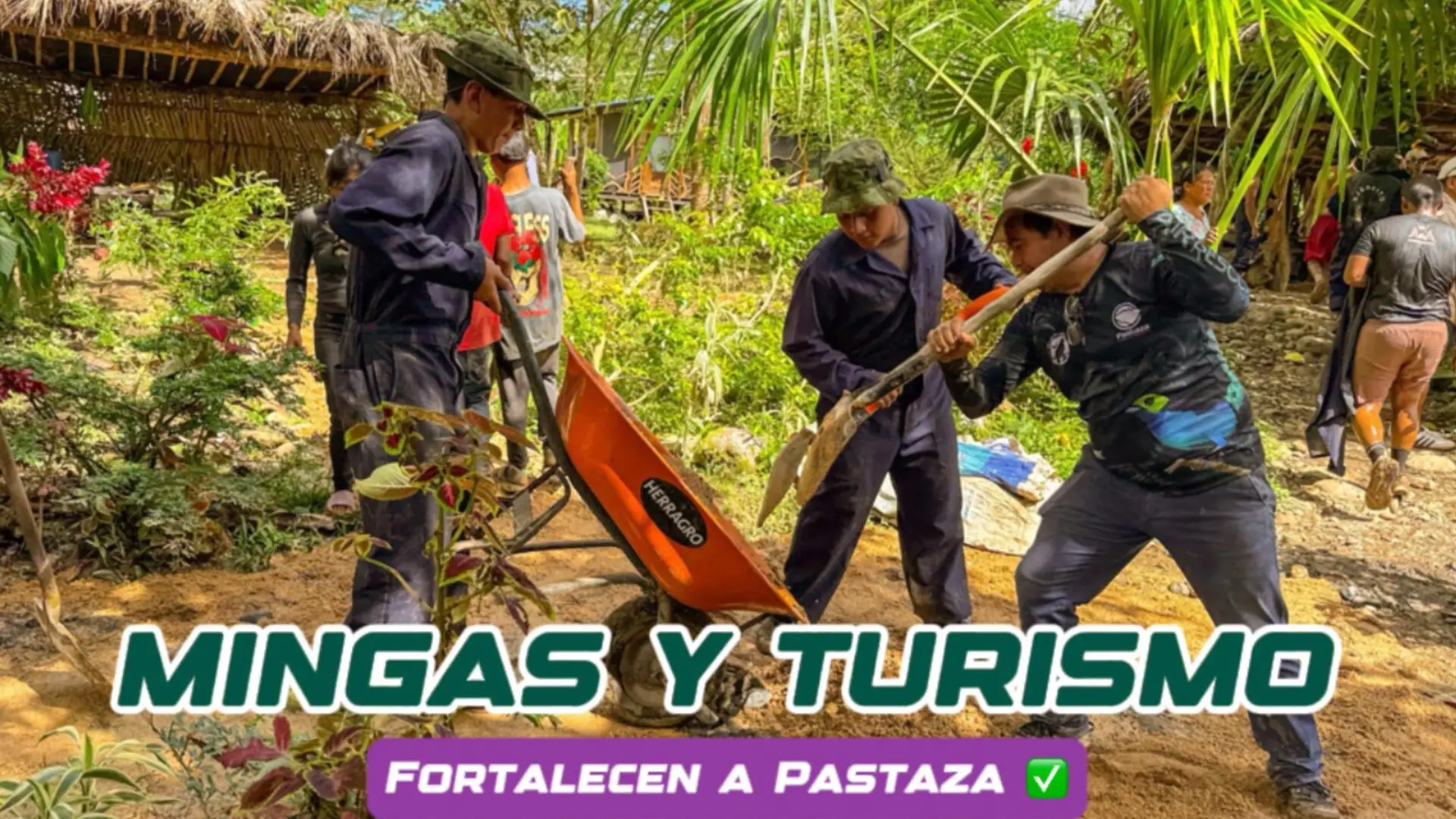 Mingas fortalecen el turismo en Pastaza