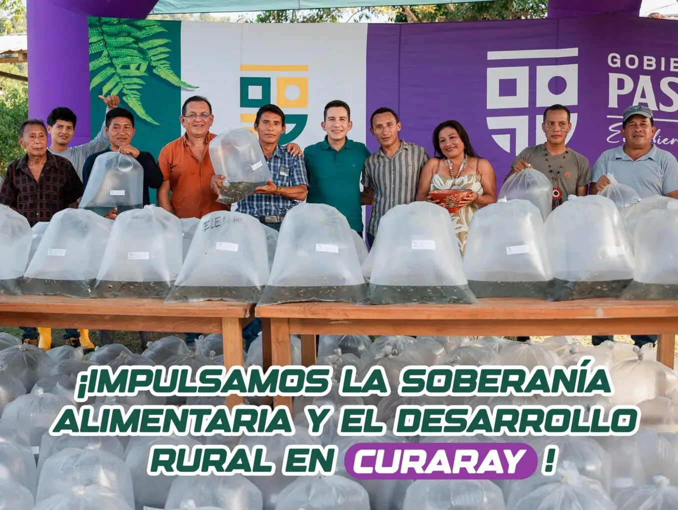 Impulsamos la soberanía alimentaria y el desarrollo rural en Curaray