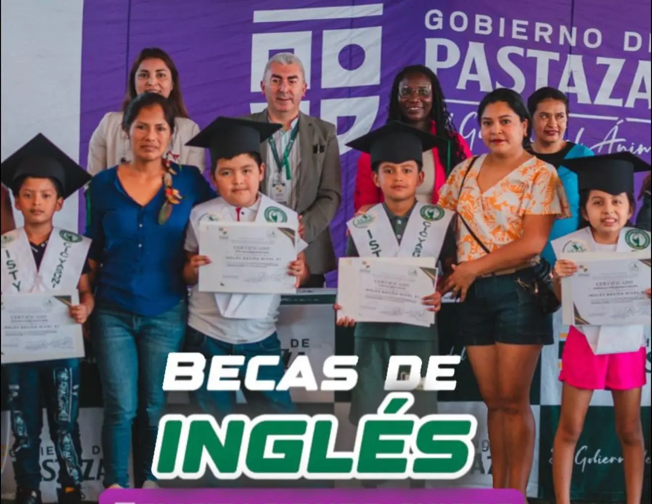 Con las becas del Prefecto André Granda, nuestros jóvenes aprenden inglés