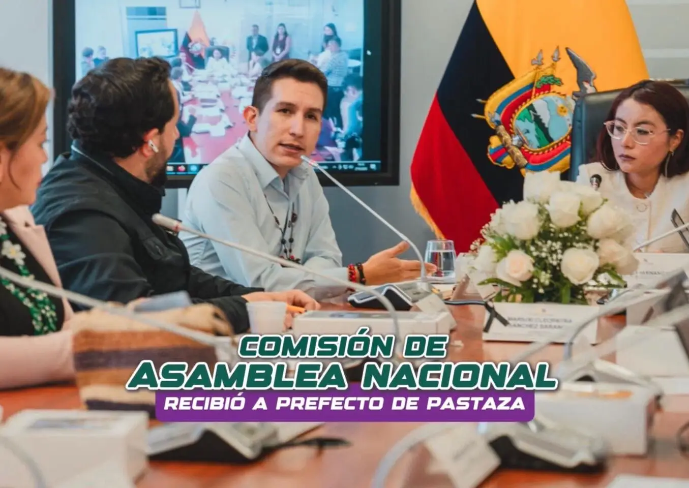 André Granda, participó en la Comisión de Régimen Económico y Tributario