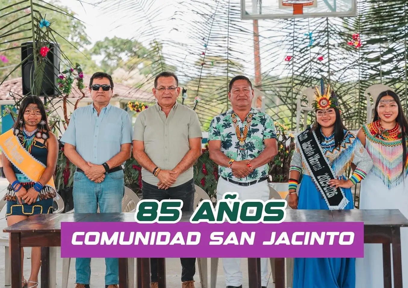 La Comunidad Ancestral Kichwa de San Jacinto conmemoró sus 85 años de vida