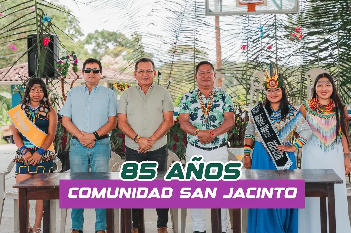 La Comunidad Ancestral Kichwa de San Jacinto conmemoró sus 85 años de vida