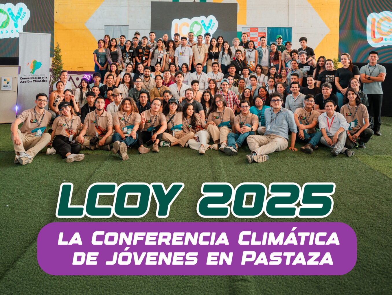 El prefecto André Granda animó a las juventudes en el LCOY Ecuador 2025 a liderar la acción climática.