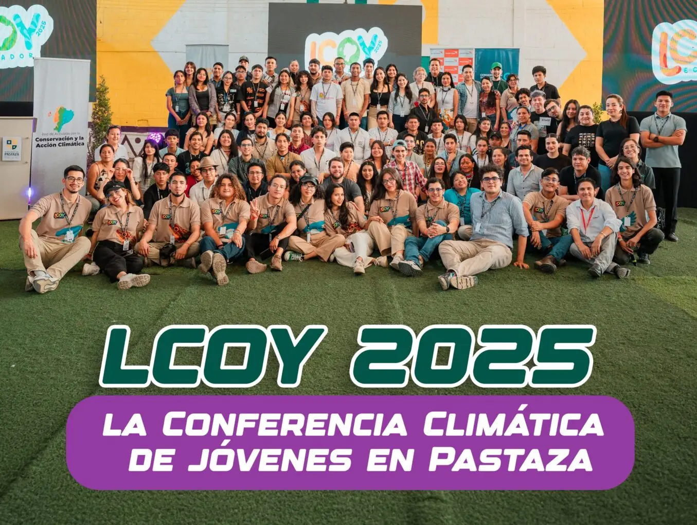 El prefecto André Granda animó a las juventudes en el LCOY Ecuador 2025 a liderar la acción climática.