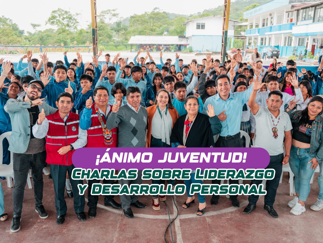 Empezamos las charlas para los jóvenes de Pastaza