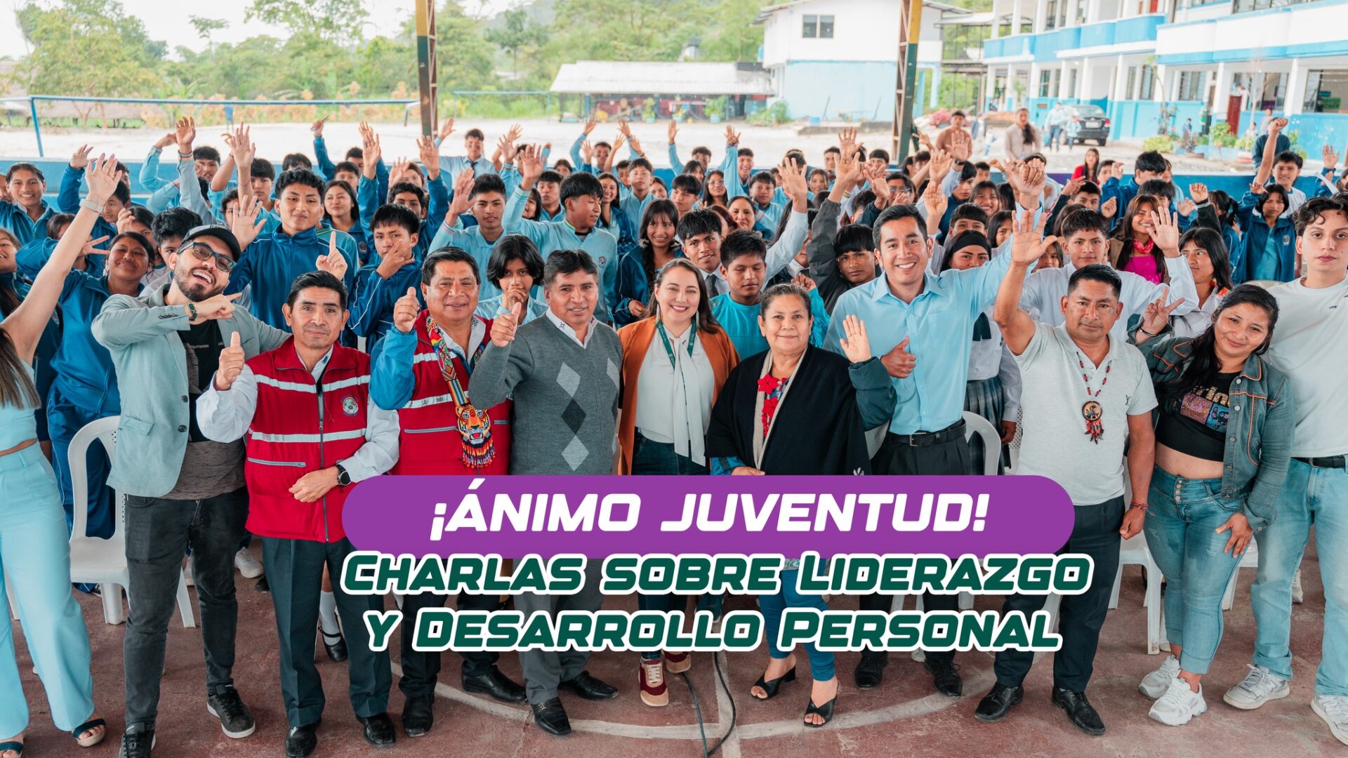 Empezamos las charlas para los jóvenes de Pastaza
