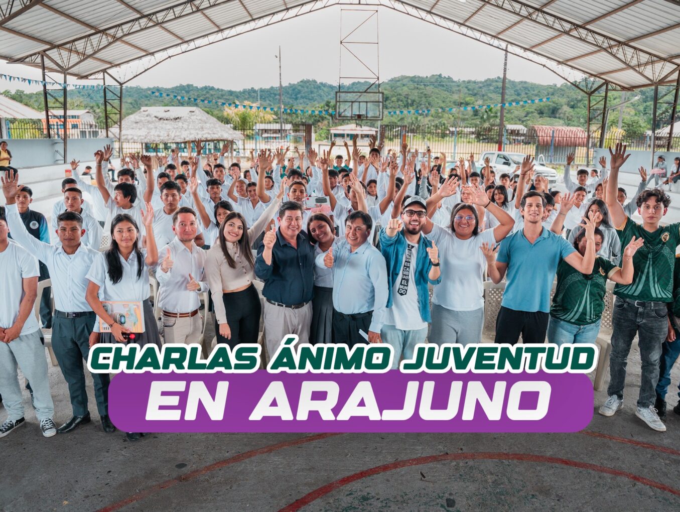Las charlas para los jóvenes de Pastaza llegaron a Arajuno
