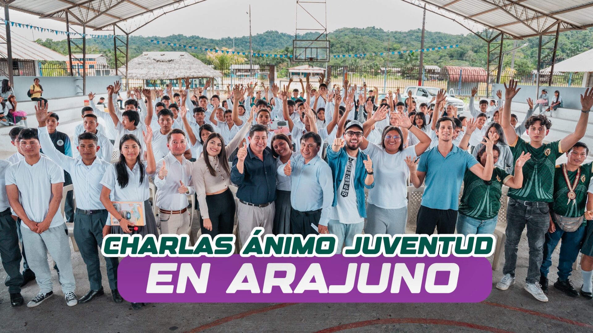 Las charlas para los jóvenes de Pastaza llegaron a Arajuno