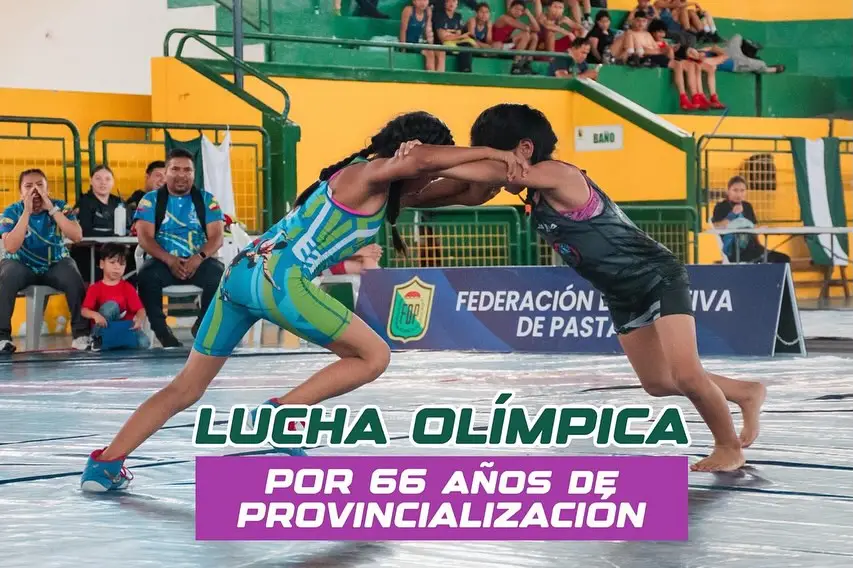 Festival de Lucha Olímpica en el Pabellón de los Deportes.