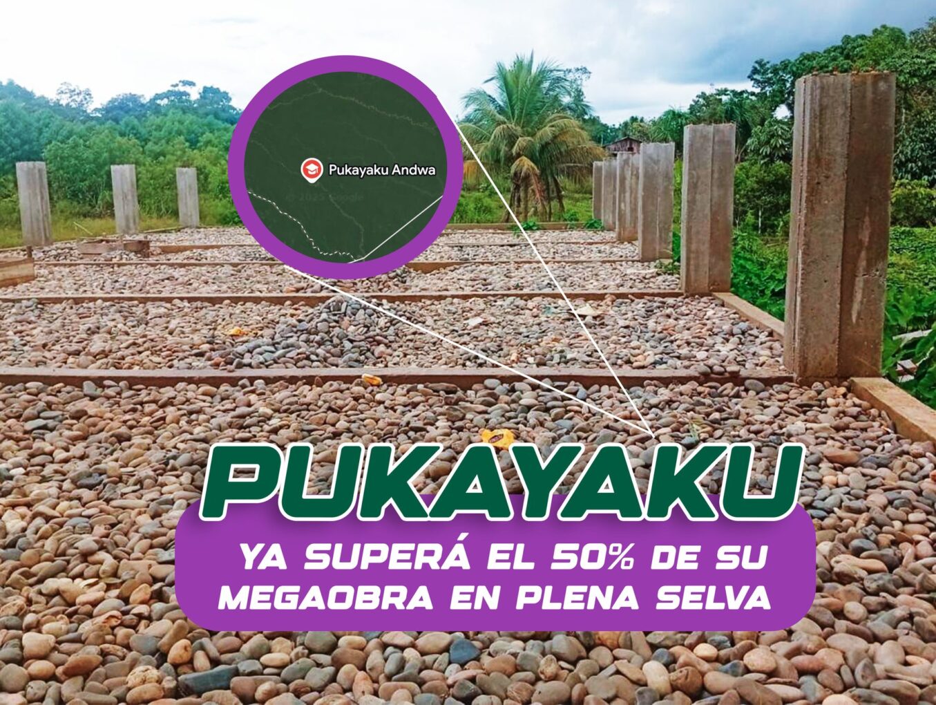 Promesa cumplida, las obras llegan al corazón de la selva de Pastaza! Celebramos a Montalvo