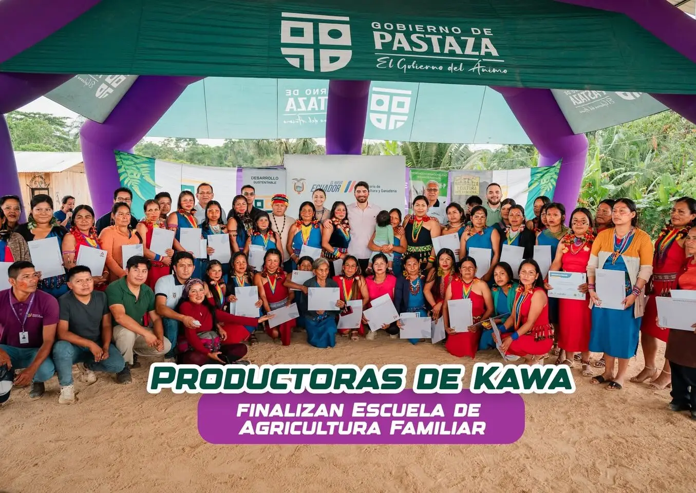 44 productoras de la comunidad Kawa dieron un paso gigante hacia el fortalecimiento agrícola