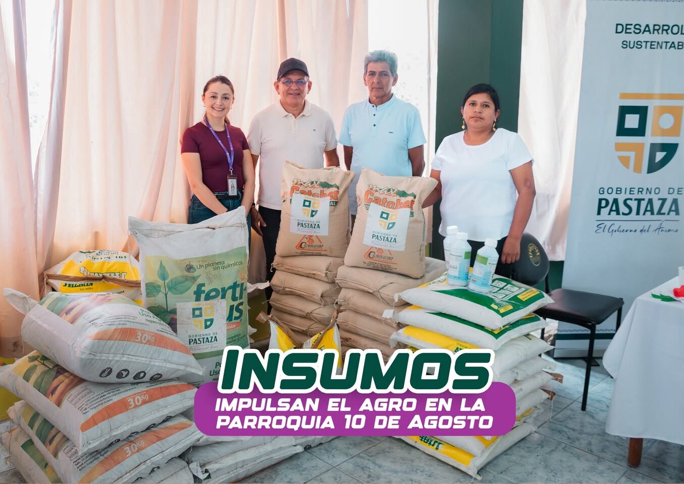El compromiso con el campo se fortalece en la parroquia 10 de Agosto 