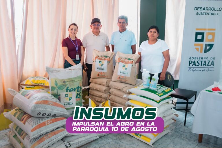 El compromiso con el campo se fortalece en la parroquia 10 de Agosto 