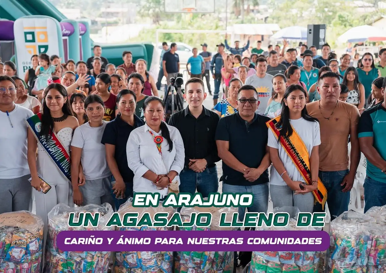 Arajuno vivió una Navidad llena de alegría y cercanía.