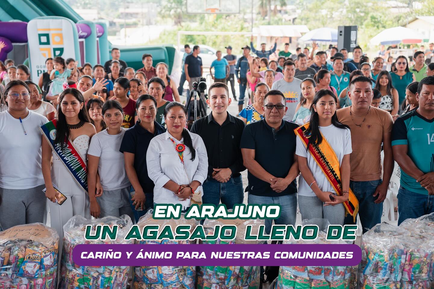 Arajuno vivió una Navidad llena de alegría y cercanía.