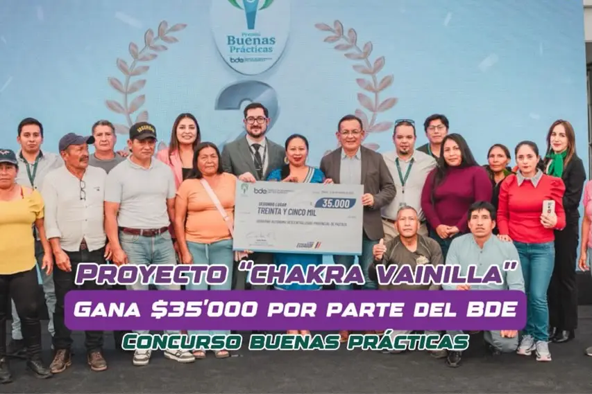 Gracias al impulso a la cadena productiva de la vainilla, Pastaza accedió a $35.000 no reembolsables del BDE