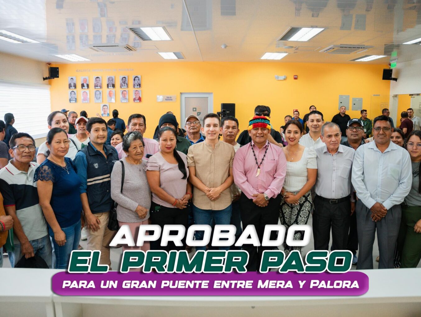 El primer paso hacia un gran puente que unirá Pastaza y Morona Santiago.