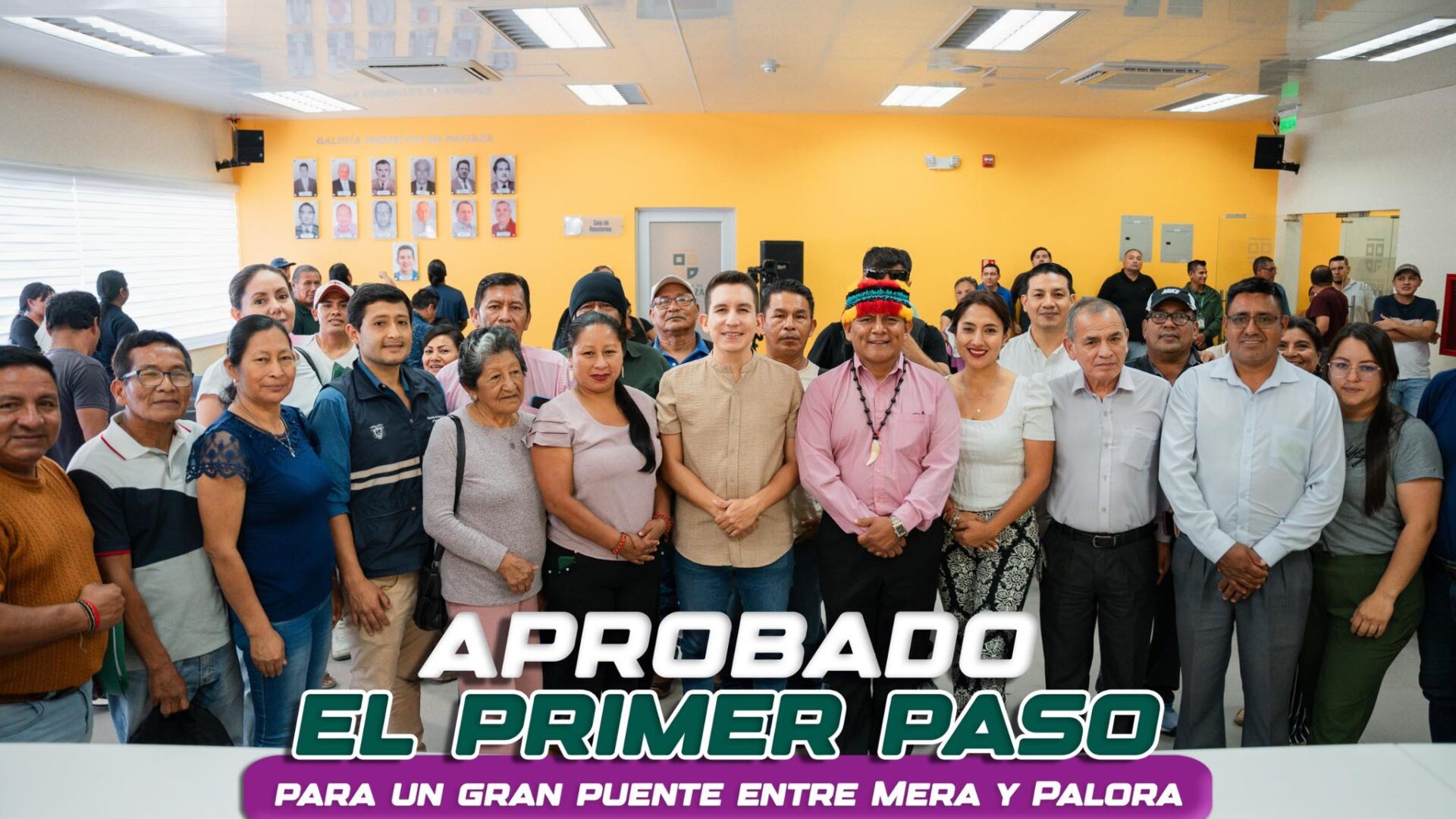 El primer paso hacia un gran puente que unirá Pastaza y Morona Santiago.