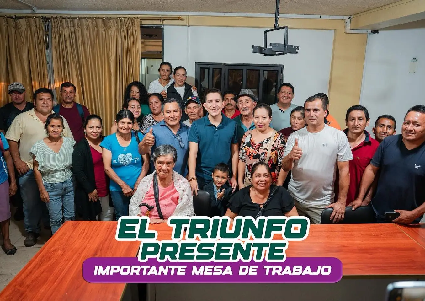 Parroquia El Triunfo: gestión y planificación para sus colonias.