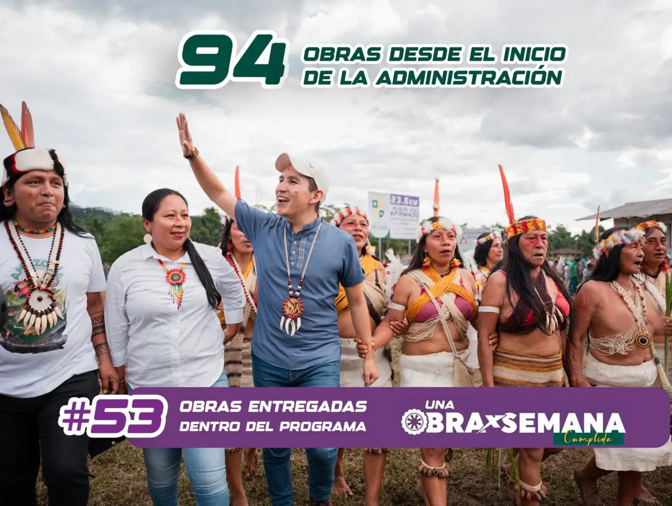 ¡Obra histórica para la Nacionalidad Waorani!