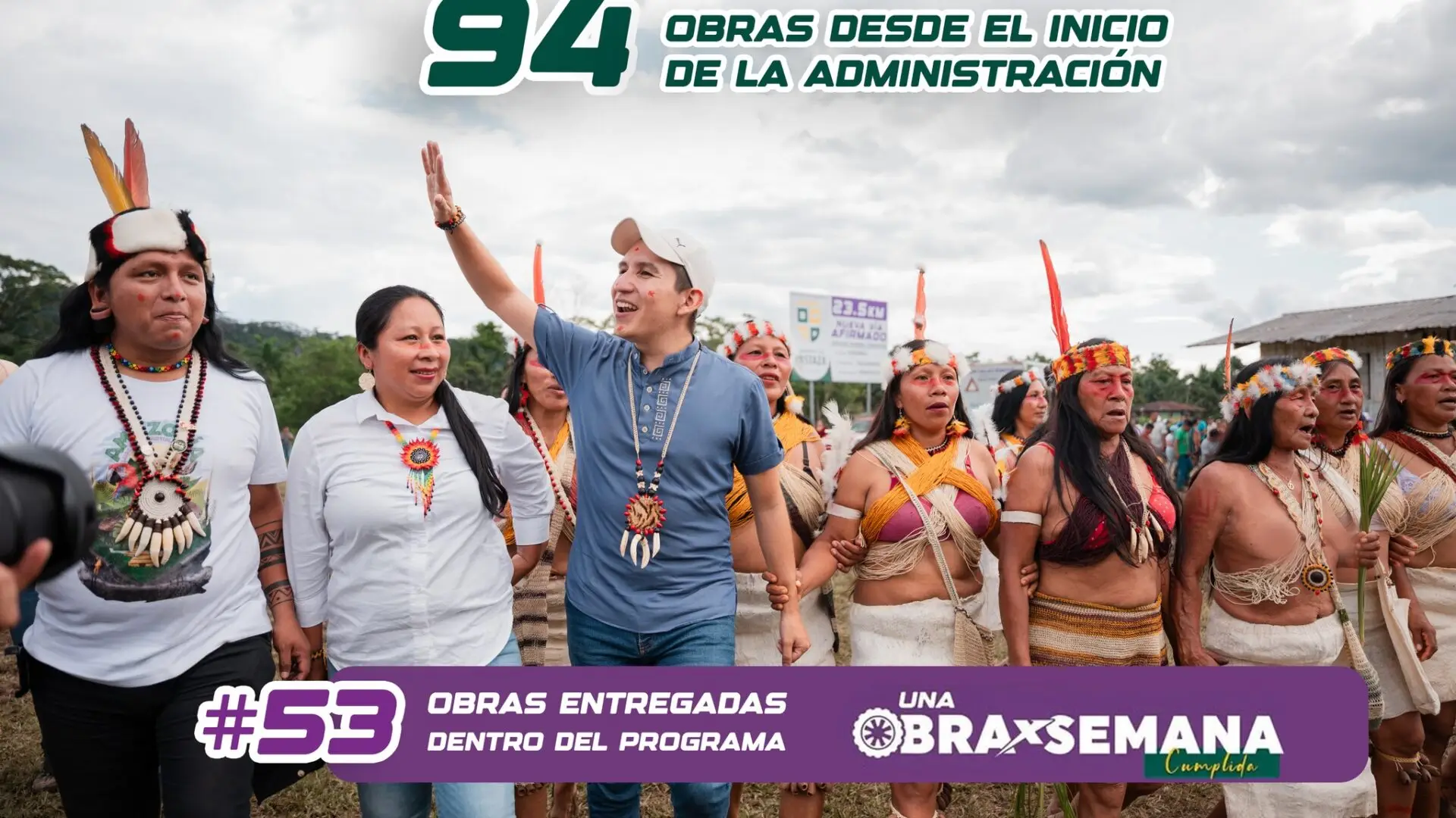 ¡Obra histórica para la Nacionalidad Waorani!