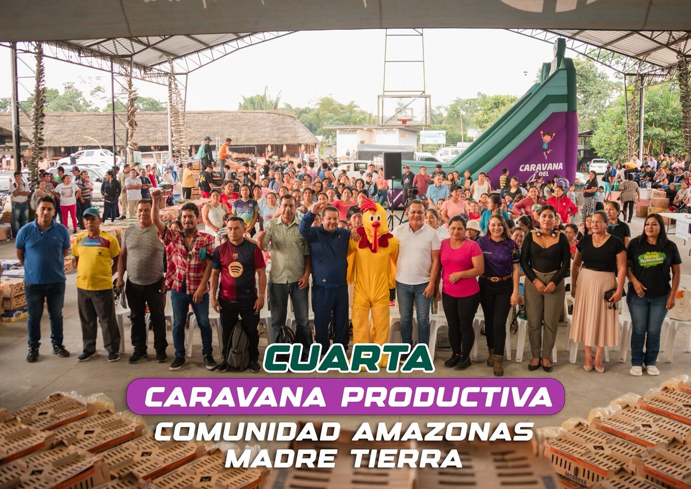 Las Caravanas Productivas llegaron a la comunidad Amazonas