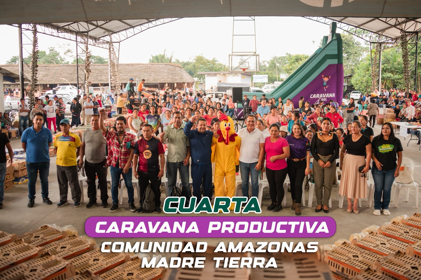 Las Caravanas Productivas llegaron a la comunidad Amazonas
