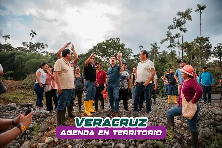 André Granda, cumplió agenda en territorio en la parroquia Veracruz, visitando los sectores Siguin y Nunkui.