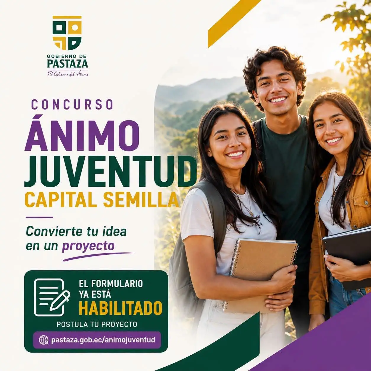 https://pastaza.gob.ec/institucion/capital-semilla-animo-juventud-2026/